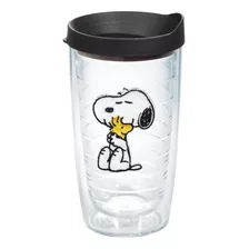 Tervis Peanuts - Vaso De Fieltro Con Emblema Y Tapa Negra, 1