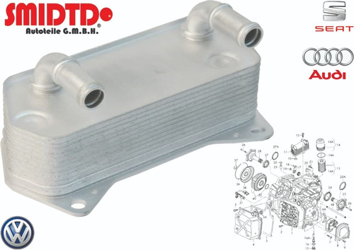 Radiador Transmision Autom Triptonic Audi A3 S3 Sportb 04-09 Foto 3