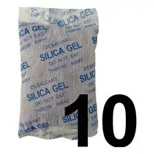 Sílica Gel 10und Sache 100g = 1kg Antimofo Secante Branca