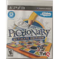 Pictionary Ultimate Edition Ps3 - Requer Udraw Game Tablet