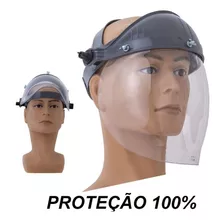 Kit 2 Protetores Faciais Bolha Apolo +1 Prot. Infantil Cores