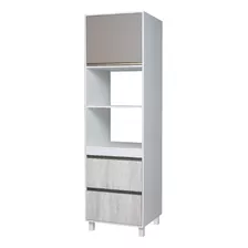 Portahorno Despensero Mueble Organizador 45 - 1 Pta 2 Caj Color Pino Cascina/arcilla