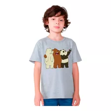 Remeras Camisetas Para Niños Osos Escandalosos We Bare Bears