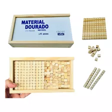 Material Dourado 111pçs Educativo Contador Escolar Toy Trade