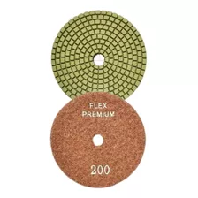 Disco De Lixa Diamantada D'água Flex Premium Grão 200