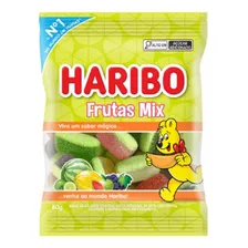 Bala Haribo Frutas Mix 80 G