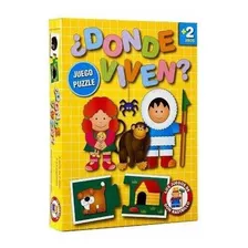 Juego Puzzle ¿dónde Viven? Don Rastrillo Ruibal Envio Gratis