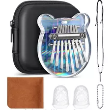 Kalimba Mini Piano De Pulgar De Arcoíris, 8 Teclas Tipo Oso