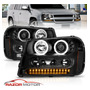 Par Faro Negro Led Chevrolet Trailblazer Ls 2005 4.2l