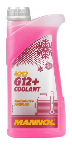 Líquido Refrigerante Mannol G12+ Bidón 1 Litro - Rosa