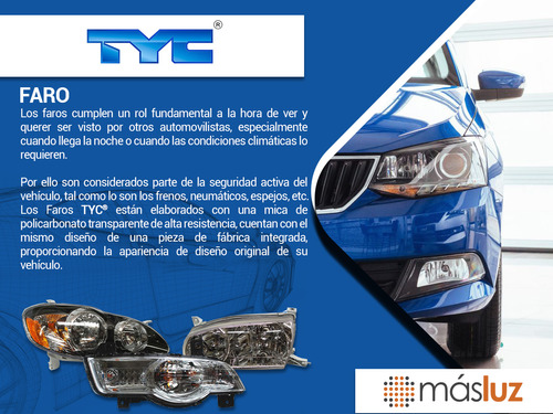 1- Faro Denlantero Derecho C/motor Vento 2014/2015 Tyc Foto 4