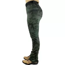 Calça Fem-tac Feminina Militar Tática Cargo Bélic Mult Black