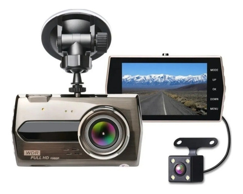 G Videocamara Para Auto Hd 1080p Dashcam Pro Con Pantalla Foto 6