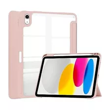  Funda Transparente Con Ranura Lapiz Para iPad 10.9 10th Gen