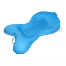 Almofada Para Banho Bebê P/ Banheira Super Macia Cor Azul