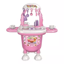 Cocinita Para Niña Juguete Mini-chef Rosa Mytoy 5532rs