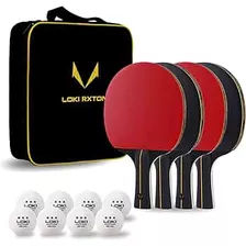 Raquetas Ping Pong Profesional Loki Rxton, Aprobado Ittf 