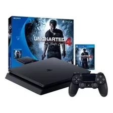 Ps4 Slim Con Caja 500gb Uncharted (incluye Mando) Cuh-2015a