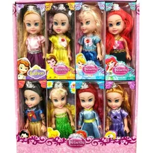 Kit 8 Princesas Da Disney Bonecas Infantil Da Disney