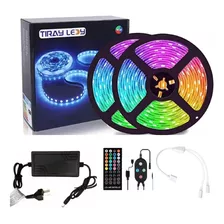 Tira De Led Rgb 10 Mts Bluethoot Ritmica Musica Control Deco