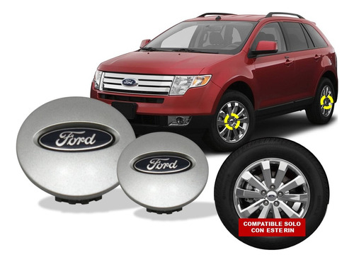 Par De Centros De Rin Ford Edge 2007-2015 Foto 8