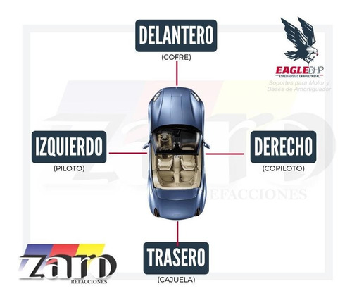 Base De Amort Merc Benz Cla200 1.6l L4 20132019 Tras.-der. Foto 5