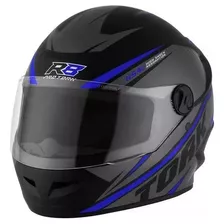 Capacete Pro Tork R8 Fechado Viseira 2 Mm Com Nf Full