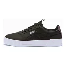 Tênis Feminino Puma Carina Bold Cor Puma Black/puma Black/puma Silver/dusty Plum - Adulto 37 Br