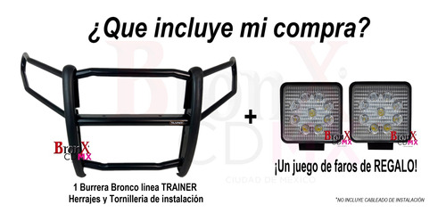 Burrera Cubrefaros Trainer Mitsubishi L200 2020-2022 Foto 2