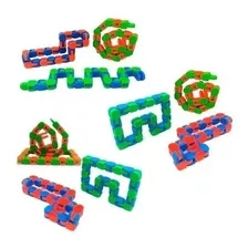 Combo X3 Wacky Track Snake Colores Fidget Antiestres