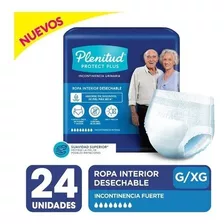 24 Bombachas Descartables Plenitud Protect Plus G - Xg