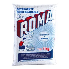 Detergente En Polvo Roma 1 Kg Caja 10 Piezas 