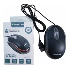 Mini Mouse Óptico 3d Usb Com Fio 1.2 Metros