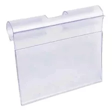 Etiquetas De Pvc Cristal Para Gancho Porta Preço 100 Unids 