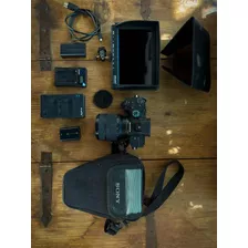 Cámara Sony A7iii + Lente 28-70mm + Monitor Neewer + Estuche