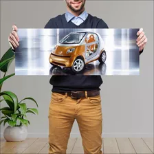 Cuadro 30x80cm Auto 1996 Smart Paris Concept 343 4