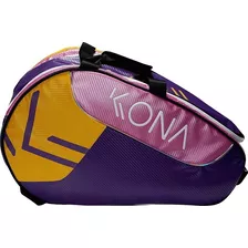 Raqueteira Kona Beach Tennis Padel Grande 7 Raquetes + Saco