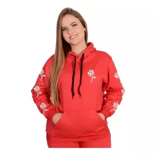 Moletom Feminino Rosas Flores Tumblr Blusa De Frio Casaco