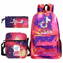 Tik Tok - Mochila, Diseño De Cielo Estrellado