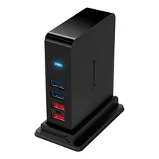 Hub Sabrent, Hb-u930 Usb 3.0 De 7 Puertos, Hasta 5 Gbps