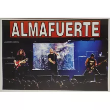 Poster Lamina Almafuerte Heavy Argentino Laser Rock