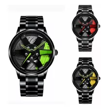 Reloj Hombre Tuning Llanta Caliper Metálico C/caja Regalo 