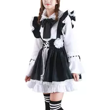 Vestido De Mujer Con Volantes Lolita Cosplay