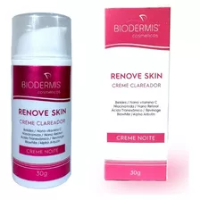 Creme Clareador De Manchas E Melasma Biodermis Renove Skin 