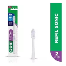 Refil Escova Dental Gum Activital Sonic Deep Clean - 2 Unid