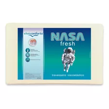 Travesseiro Nasa Fresh Viva Conforto Viscoelástico Capa Dry