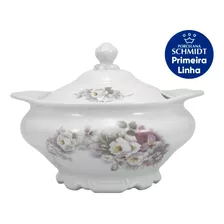 Sopeira De Porcelana Antiga Eterna Schmidt Pomerode 2 Litros Cor Branco