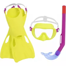 Mascara Snorkel Niños Antiparras Buceo Pata De Rana