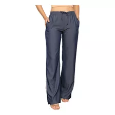 Calça Pantalona Feminina Cintura Alta Confortável Ref.15619