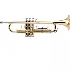 Trompete Bb Htr-300l Laqueado Harmonics Com Estojo Top 